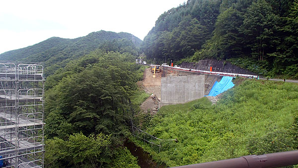 国道は工事多し